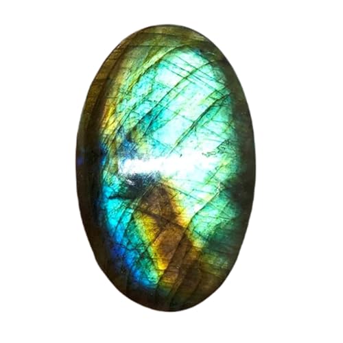 Labradorite naturelle cabochon 35x22mm pour création de bijoux DIY