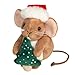Produktbild Teddy Hermann 94623 Weihnachtsmaus mit Tannenbaum 11 cm, Kuscheltier, Plüschtier