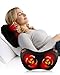 Back Massager, Neck Massage Pillow, Deep Tissue 4D Kneading Shiatsu Massage, Massagers for Back and Neck, Shoulder, Legs, Optional Heat Function, 15-Minute Auto Timer Gifts for Men, Women