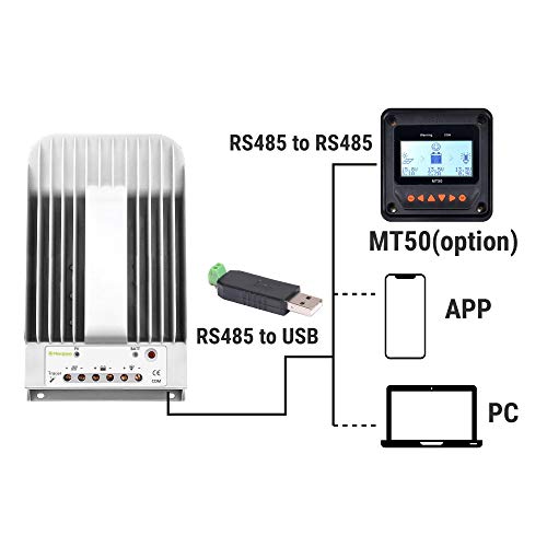 image for Newpowa MPPT Solar Charge Controller 12v/24v Solar Panel Controller wi
