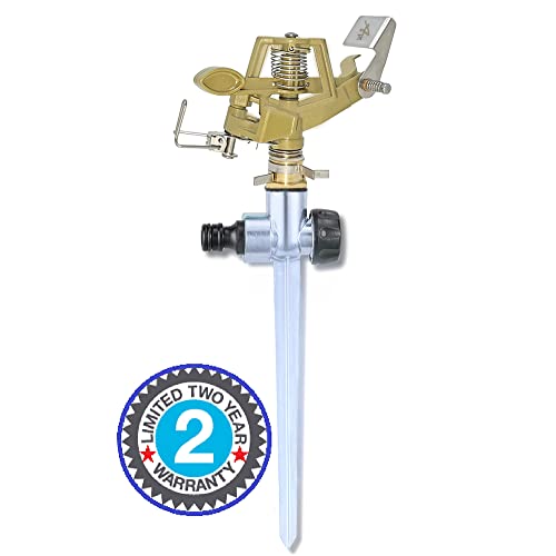 Apt Pulsating Sprinklers With Brass Nozzle For 200 To 6200 Sf Yard, Pack Of (1) #TOP22
