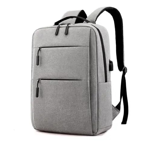 25L Unisex Water Resistant Travel Laptop Bag with USB Charging Port/Office Bag/School Bag/College Bag/Business Bag Fits Up to 16 Inch Laptop (GREY)