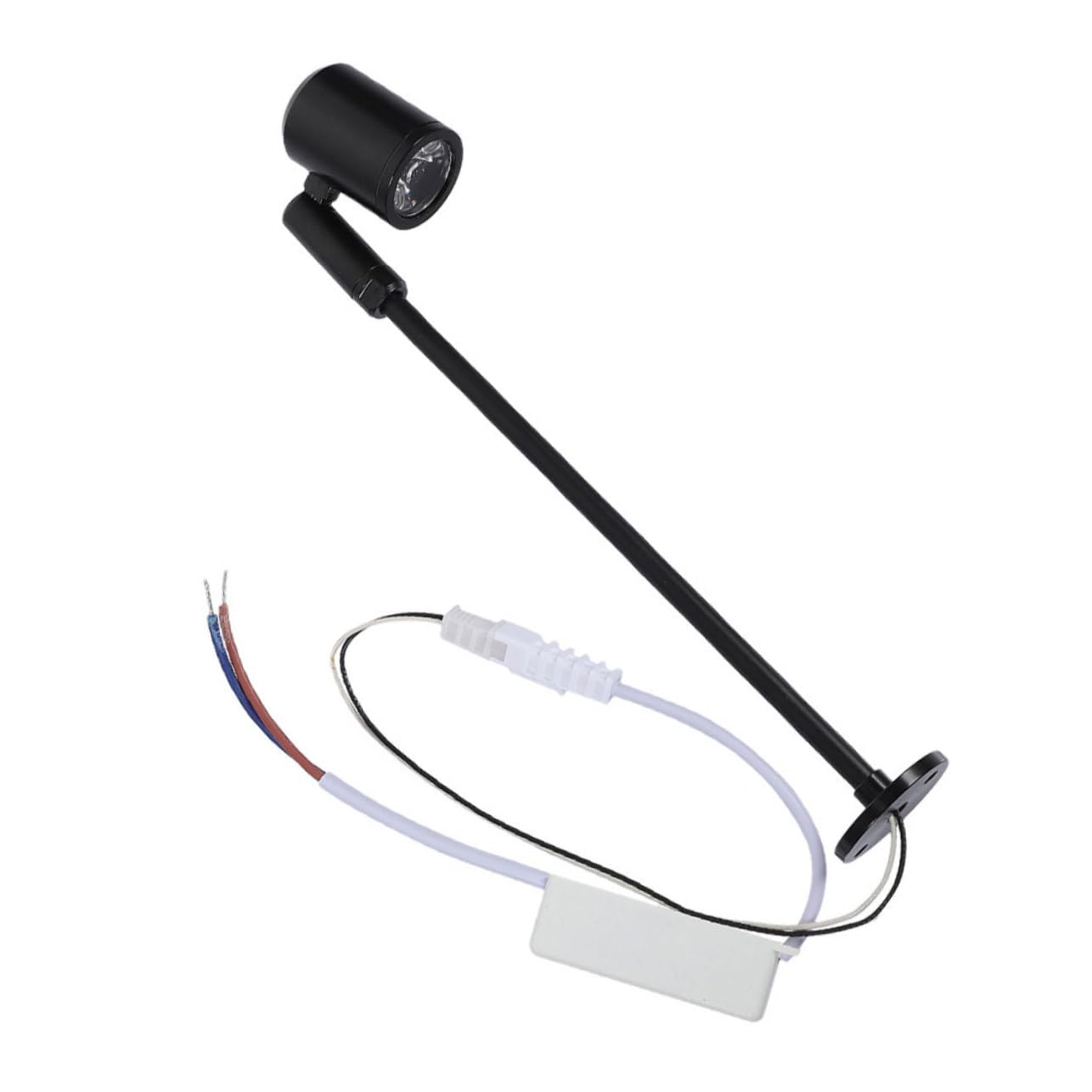 Yardenfun Miniature LED Spotlight for Jewelry Display Durable Display Lights for Artwork Compact Cabinet Illumination Optimal Performance for Showcases and Cases Warm Light