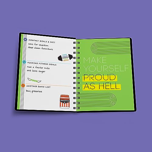 2024 No F*cking Excuses Fitness Tracker: A Planner to Cut the Bullsh*t and Crush Your Goals This Yea