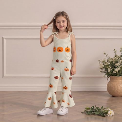 Image of Thanksgiving Baby Girl Outfit Toddler Turkey Romper Overalls Jumpsuit