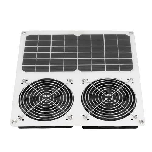 Ventilateur solaire pour serre agricole et poulailler extracteur d'air double 100W