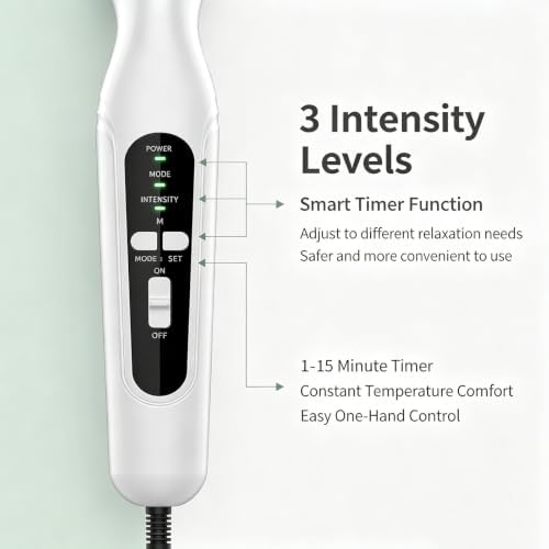 Przenośny Aparat Do Terapii Ultradźwiękowej, 5-minutowy Czas + 3 Regulowane Biegi, Fizjoterapia + Powierzchnia Promieniowania 4 Cm², Ochrona Przed Przegrzaniem 42°c, Urządzenie Fizjoterapeutyczne