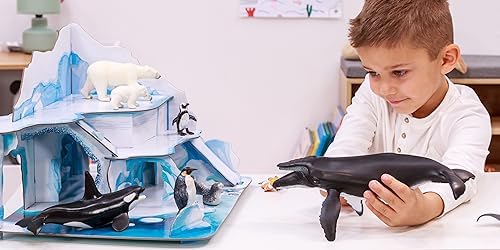 Foto 2 de 8 de Figura Grande de Ballena Gigante del Mar, Colección Mundo Marino, Niños 3+