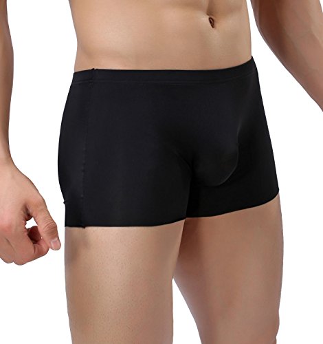 YATEEN Men's Traceless Underwear Ice Silk Boxer Brief4