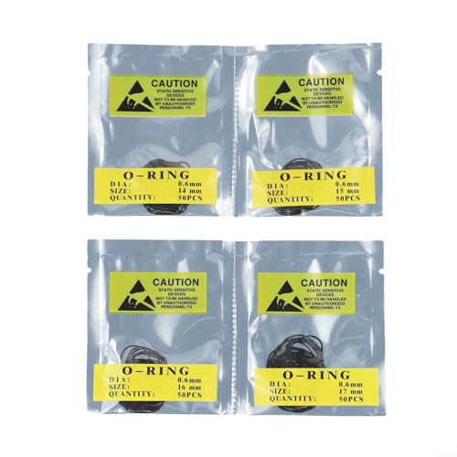 babominimer O-For Ring - Junta de goma para reloj de 0,5/0,6/0,7 mm, herramienta de repuesto de arandela de sellado impermeable, paquete de 750 o 950 piezas (0,6 mm (950 unidades)