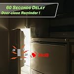 WSDCAM Refrigerator Door Alarm When Opened 60 Seconds Time Delay, 90dB Loud, Ultra-Slim Fridge Alarm Door Open Alarm, Freezer Door Alarm with Delay - 2 Pack - Image 2