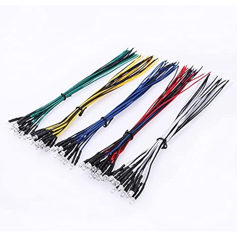 YIXISI 50 PCS 3mm LED Diodes Set Cover