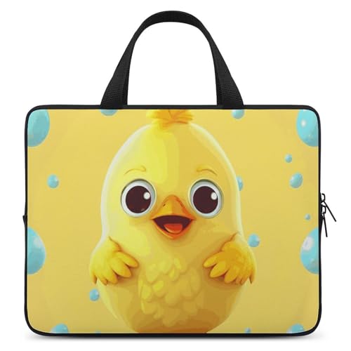 Housse ordinateur 15 pouces poule jaune pour éviter les rayures de votre PC