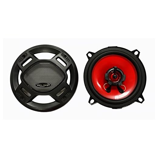 Belson BSS-525FB - Juego de Altavoces coaxiales de 5", 2 vías 100 W, Negro