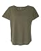 Next Level Apparel 6760 Lady Tri-Blend Dolman Tee Shirt - Military Green44; Extra Large