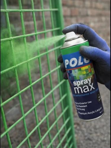 Image of Polo Spray Paint for Metal,Wood,Walls and Automotive Cars,Bikes(Multipurpose)|Quick Drying|Durable|400ml (Green)