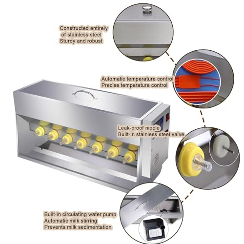 Mangeoire porcelets en acier inoxydable de qualité supérieure avec chauffage 20L