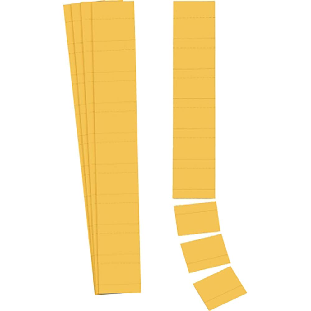 Ultradex 140702 Slot-in Cards for Wall Planner Cardboard 7 cm 190 g/m² Pack of 90 Yellow