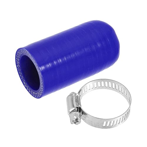 Bouchon silicone 25mm ID QUARKZMAN bleu avec pince de refroidissement