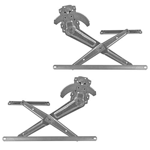 MACHSWON 2pcs delantero izquierdo+derecho Elevalunas sin motor apto para 740-705 740-839 Cover