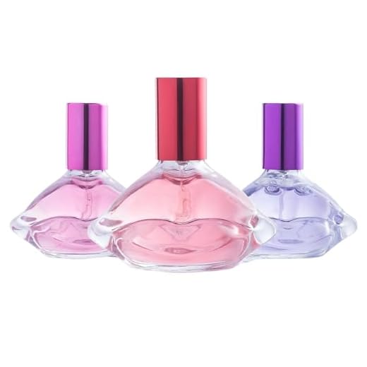 SCENTED THINGS Angle Face Body Spray Girl Perfume, Eau De Parfum Teen Girl Gifts, Kissing-Lips Shaped Perfume 3 Piece Set