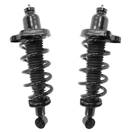 Image of Detroit Axle - FWD 6pc Struts Sway Bars for Acura 2014-2020 MDX 4 Front and Rear Struts with Coil Spring Assembly 2 Front Sway Bar Links 2015 2016 2017 2018 2019 Suspension Kit Replacement