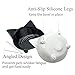 Lorde Cat Feeder - Melamine Cat Food Bowls, Set of 2, 8 oz, Whisker Relief, Non Slip, Dishwasher Safe, BPA Free, Modern Design for Small & Medium Breeds