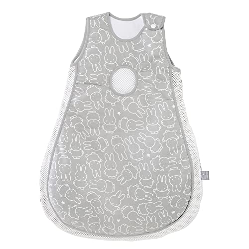 Roba Sacco Nanna Safe Asleep Easy Air, Miffy, 56/62, Cotone Traspirante, Grigio Chiaro - 11
