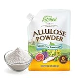 Your Kitchen Keto Allulose Powdered Sugar – 99.9% Allulose Sweetener, Natural Sugar Substitute - Gluten Free, Vegan, No Erythritol, Low Glycemic, Zero Calorie Sweetener - 0g Net Carb (14.1oz)