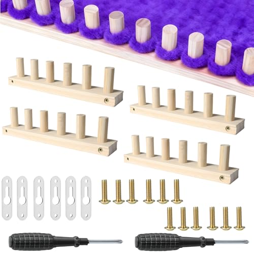 Métier à tricoter pour débutant sans aiguilles de 121,9 cm pour apprendre le tricot facilement