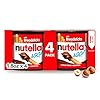 Nutella & GO! 4 Pack, Hazelnut and Cocoa Spread with Breadsticks, Snack Cups, 1.9 oz Each
