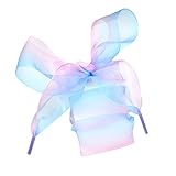shoe Laces, Soft Casual Flat Satin Ribbon Shoelaces Sneaker Shoestrings for Women Girls