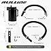 RULLINE Oil Separator Co. 3.0 Oil Catch Can Compatible with 2011-2020 Charger Challenger 3.6L