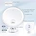 Magnifying Mirror with Light 30X, Lighted Makeup Mirror 30X for Precision Makeup, 3 Color Modes and Adjustable Brightness, 360° Swivel Magnifying Mirrors Suction Cup for Bathroom 8 Inches