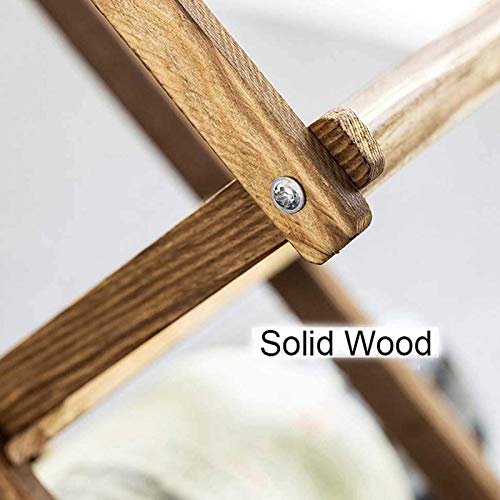 Casier à vin en bois pliable pour 10 bouteilles et verres - 6