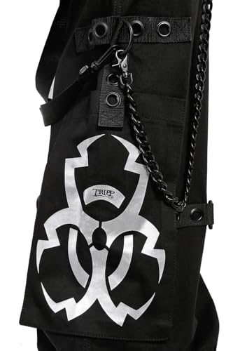 Metallic Biotech Pants [BLACK/SILVER]4