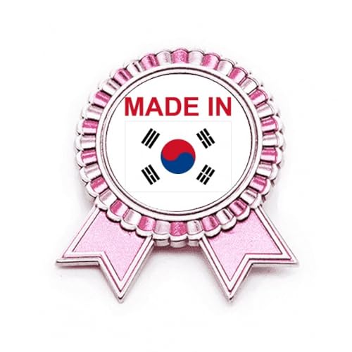 Broche rose Winner Award cadeau idéal en métal gravé taille M