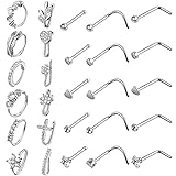 Múltiples aplicaciones: los anillos de nariz falsos y los anillos de tabique perforantes pueden mostrar su personalidad y brindarle un aspecto elegante y fresco, adecuado para diferentes ocasiones como fiestas, cumpleaños, graduaciones, celebraciones de festivales y carnavales