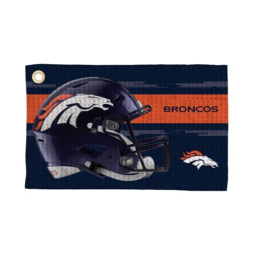 Northwest NFL Denver Broncos Golf Towel 16x25 Microfiber