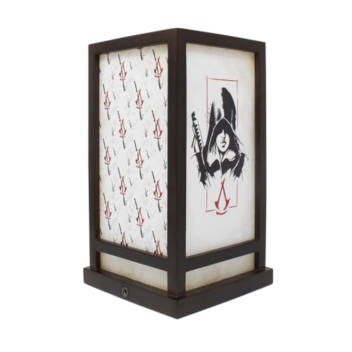 Neamedia The Character Company Lanterne Officielle Assassin's Creed Shadows, Décoration Gaming pour Salon et Bureau, Esthétique Traditionnelle Japonaise,...