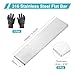 MECCANIXITY 316 Stainless Steel Flat Bar, 3/16