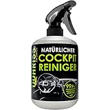 QUARISS Natürlicher Auto Innenraum Reiniger - Cockpit Innenraumreiniger für Optimale Autopflege und Reinigung Innenraum - Vegan Cockpitspray Beste für Kunststoffpflege - Geheimnisvoller Garten 0,5