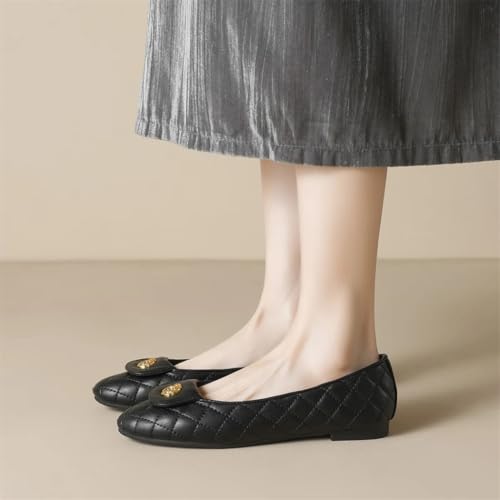 Women's Spring Outdoor Round Toe Shoes Ladies Casual Work Flats3