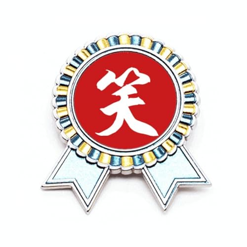 Broche personnage chinois rire pour accessoiriser une médaille