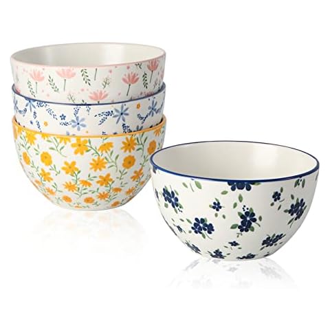 Cuencos de postre con motivos florales Cover