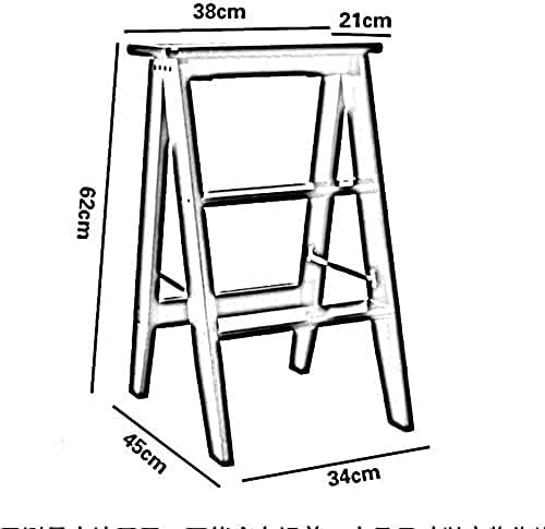 Taburete de escalera OKUOKA para el hogar con asientos plegables 3