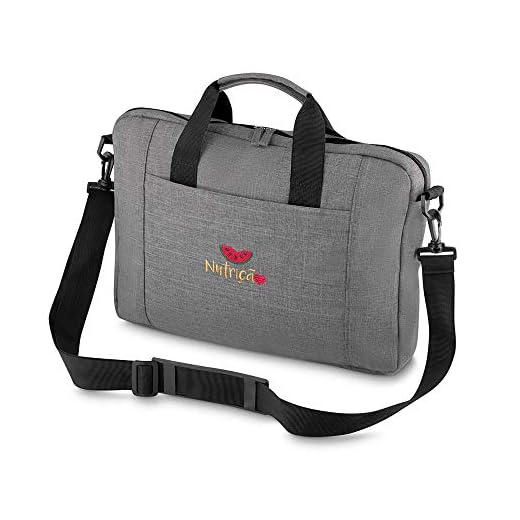 Pasta Nutrição Nutricionista Melancia Logo Bordada Ombro Notebook