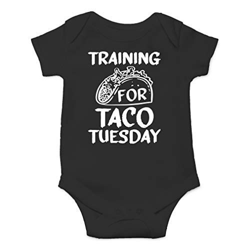Image of AW Fashions Training For Taco Tuesday - If you Don't Like Tacos I am Nacho Type - Cute One-Piece Infant Baby Bodysuit
