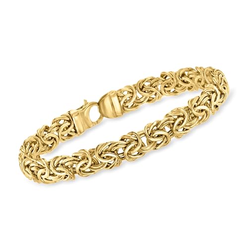 Ross-Simons 14kt Yellow Gold Byzantine Bracelet