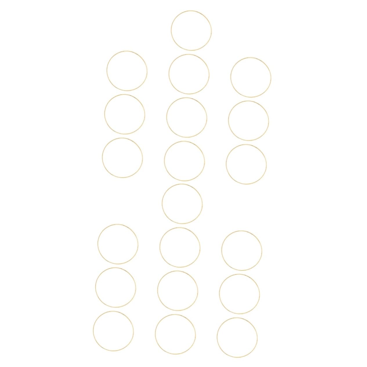 Atrapasueños aros artesanales de madera para manualidades DIY y decoración de eventos